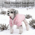 Dog Hoodie Sweaters for Large Dogs Fuzzy Warm Pet Dog Clothes