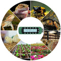 REPTI ZOO Reptile Digital Thermometer Hygrometer Controller for Tank Terrarium - Waterproof Reptile Timer with Thermosta