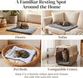 Reversible Cat Bed Mat, Cool-Touch Ice Silk & Self-Warming Fleece, 24x18 in