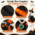 Halloween Desk Goose Outfit, 3-Piece Witch Clothes for 7 Inch Mini Goose
