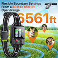 Wireless Dog Fence System, Dog Collar Electric Fence for Dogs