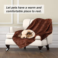 Dog Blanket,Soft Fuzzy Blankets for Puppy, Small,Medium,Large,X-Large Premium Fluffy Blankets Plush Fleece Throw Dog Bed