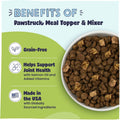 Pawstruck Air-Dried Premium Beef Meal Topper & Mixer for Dogs, 8oz