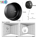 15" Aluminum Alloy Silent Chinchilla Exercise Wheel