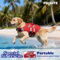 Reflective Dog Life Jacket Ripstop High Buoyancy Swim Vest Red S