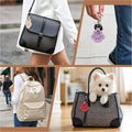 Bifeaw 12 Packs Learher Pet Hair Storage Keychain - Dog Cat Fur Memory Charm - Furever Keychain for Collecting Cat and Dog Hair