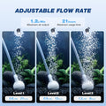 Ghosthorn Waterproof Mini Aquarium Air Pump Rechargeable Aerator Portable
