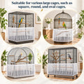Universal Bird Cage Seed Catcher, Adjustable Bird Cage Cover 90-118''