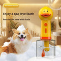 Electric Dog Shampoo Dispenser & Foam Sprayer – Automatic Dog Soap Dispenser, Rechargeable Dogs Shampoo Foamer, IPX7 Wat