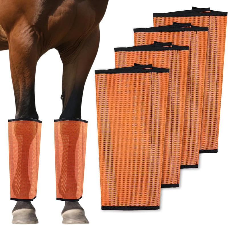 Mesh Horse Fly Boots, Set of 4