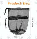 1 Pack Foxtail Mask for Dogs, Breathable Mesh Foxtail Protection for Dogs, Adjustable Elastic Soft Dog Head Cover, Anti-
