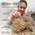Rabbit Chew Toys 12pcs Timothy Hay Treats Bunny Herbal Flower Snack