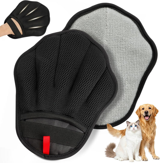 Pet Hair Removal Glove for Cat & Dog, Electrostatic Pet Hair Remover Tool for Furniture, Couch, Laundry, Carpet | Upgrad