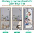 Reinforced Cat Screen Door,Heavy Duty Screen Door Fits Door Size 36''x 80''