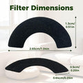 Carbon Filters Compatible with Litter-Robot 4, 8-Pack, 0.5-Inch Thick