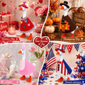 10PCS Mini Desk Outfits Includes 7 Inch Statue Desktop Accessories for Magnetic Key Holder, Fun Office Gift & Table Deco