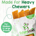 Nature Gnaws Beef Paddywack Tendons 5-6" Dog Chews, 5 Count