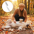 2Pcs Kitten Flea Comb, Fine-Tooth Stainless Steel Bunny Comb