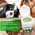 Petstoral 2-Pack Natural Dog Dental Powder for Plaque Removal