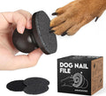 Silent Dog Nail File, Real Wood Handle, 3 Spare Pads