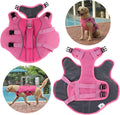 PETDSH Dog Life Jacket Medium, High Flotation Dog Life Vest for Swimming Boating, Reflective Puppy Lifejacket with Super