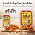 Hubert Pet Turkey Tendon Sticks: Low Ingredient, Long-Lasting Natural Chews for Dogs, High Protein, Grain Free, Hypoallergenic, No Artificial Additives, USA-Sourced Turkey, 1 Pound