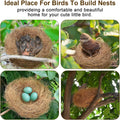 Sukh Coconut Fiber for Bird Nest - Bird Nest Bedding for Hummingbird Finch