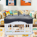 Dog Playpen Mesh Top Cover,[Play Pen Not Included] Fits 36" Inch Pet Playpen with 4 Panels，Dog Cage Covers Puppy Play Pe