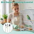 Bird Cage Accessories Bird Poop Remover Brush, Bird Cage Cleaner Brush for Poop Off Bird Poop Remover, Parrot Cage Clean