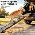 Dog Ramp for Car with Telescoping Design, 71" x 20" Pet ramp for Truck/SUV