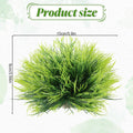 2pcs Aquarium Plants Decorations Artificial Fish Tank Plants Plastic Fish Tank Accessories Green Natural Style Aquarium 