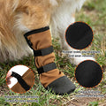 2 Pcs Dog Paw Wound Recovery Boots Non-Slip Dog Protector Boots for Injured Paw Breathable Soft Pet Shoes for Wound Care