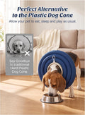 Soft Dog Cones, Recovery Dog Donut Collar After Surgery- Cone of Shame Alternative, Pet Elizabethan E-Collar Anti-Bite L