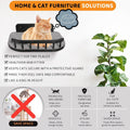 Cat Wall Shelves, Modern Cat Wall Furniture for Indoor Cats - Black