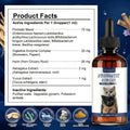 Cat Probiotics for Digestive Support - Liquid Probiotics for Cats with Digestive Enzymes & Natural Extracts Supports Sensitive Stomach - Easy-to-Use Drops 2oz (60ml)