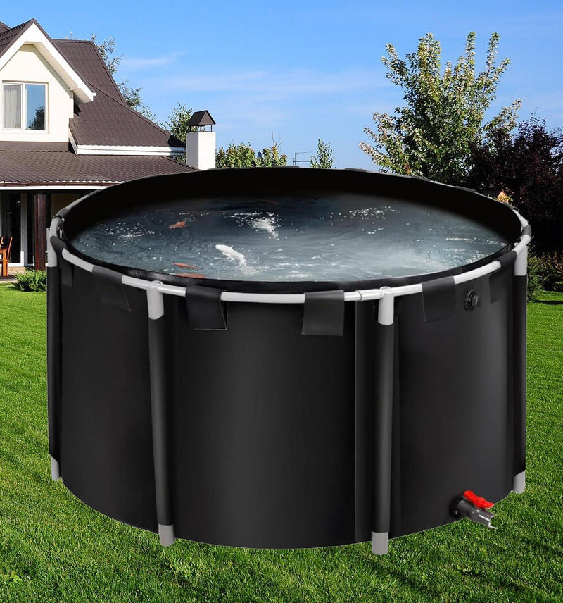 Above Ground Pond,Canvas Fish Pond,Round Thickening Koi Pond Tank