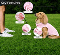 JACKO & CO - Fleece Vest Dog Sweater with Leash Ring - Soft, Warm & Lightweight Pullover Coat for Small & Medium Dogs, Puppies & Cats - Cozy Fall/Winter/Spring Pet Jacket (Pink Lemonade, L 10-16lbs)
