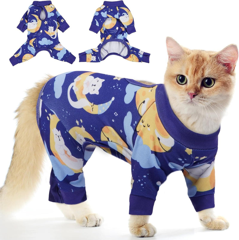 PUMYPOREITY Cat Hair Sticky Shirt – Breathable & Lightweight, Reduces Shedding Fur Pajamas, Prevents Licking Wounds Afte