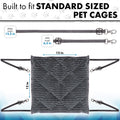Ferret Hammock for Cage - Plush Double Bunk Bed Hanging Clips - Perfect for 2 or More Small Pets! (Rats, Ferrets, Hamste
