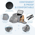 Petsfit Small Double Expandable Cat Carrier for Kittens and Air Travel