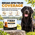 7-Way Dewormer Tablets for Dogs, Praziquantel & Pyrantel Pamoate Formula, Medium & Large Dogs Over 25 lb, 36 Tablets