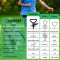 TOMBABY Dog Tie Out Cable and Stake,with 20FT Heavy Duty Cable,360° Swivel Dog Anchor& Anti-Tangle,Dog Runner for Yard,D