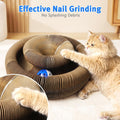 Cat Scratcher Cardboard, Kitty Curls Cat Toy for Indoor Cats