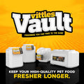 Gamma2 Vittles Vault Dog Food Storage Container, Up to 20 Pounds Dry Pet Food Storage, Made in USA