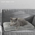 zihapgpzp Cat Bed Dog Crate Pad Ultra Soft Comfy Flat Pet Bed Sleeping Cushion Washable Crate Mat for XX-Small Dogs and Indoor Cats Anti-Slip Tiny Dog Kennel Pad Cat Carrier Mat 18 x 12 inch Grey
