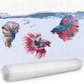 Clear Mesh Netting, Aquarium Lid, Fish Net for Fish Tank Cover, Fish Tank Lid, Plastic Mesh Screen for Aquarium Net, Aqu