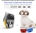 A Series Wide 13mm Metal Comb - Guide Attachment for Dog Grooming