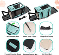 GAPZER Small Dog Carrier Yorkshire Puppy Softshell Chihuahua Transport Cage