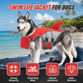 Large Dog Life Vest High Buoyancy Swim Jacket with Removable Chin Float