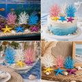 6-Piece Coral Reef Decor, Aquarium Coral Decorations
